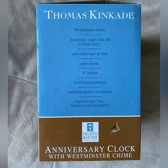 Thomas Kinkade Accents Thomas Kinkade Anniversary Clock Westminster